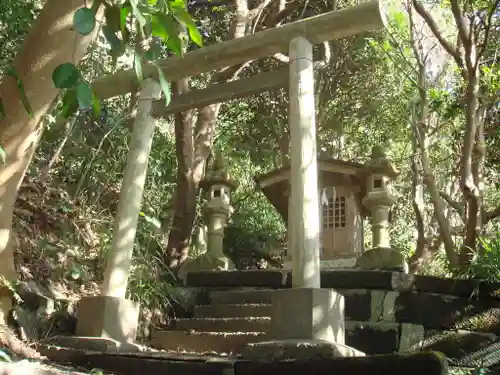 諏訪神社＜元宮＞の鳥居