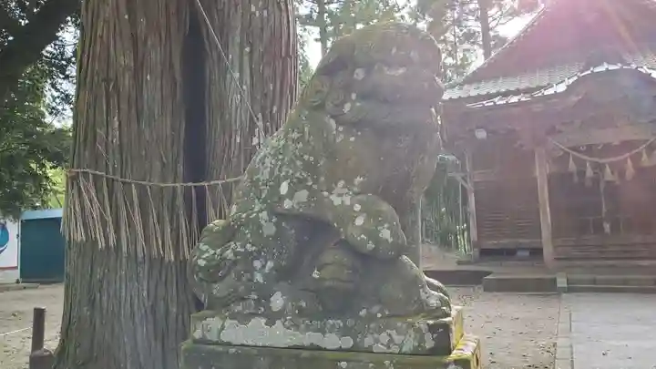日月神社の狛犬