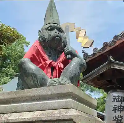 清洲山王宮　日吉神社の狛犬