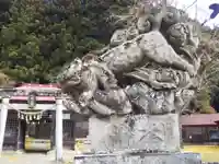古殿八幡神社の狛犬