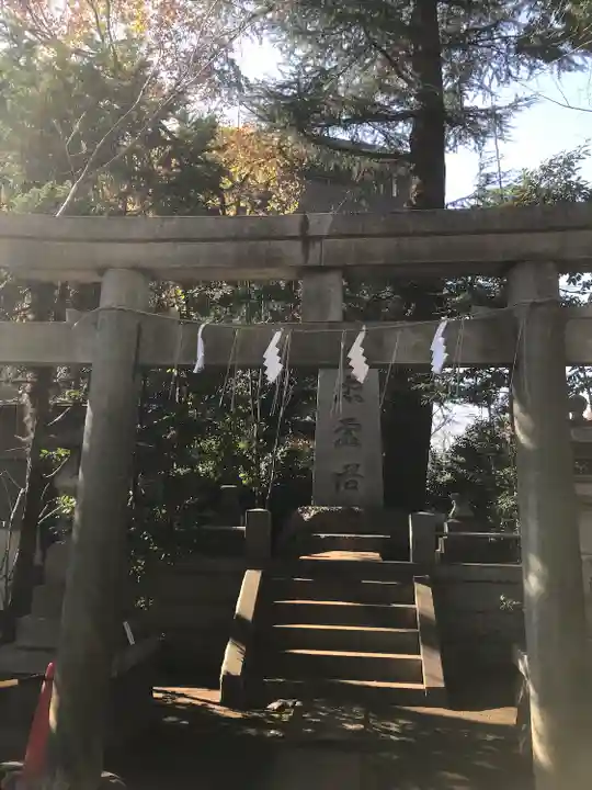 玉川神社の鳥居