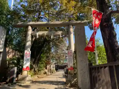 下神明天祖神社の鳥居