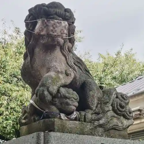 八幡神社の狛犬