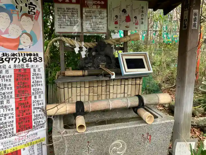本木氷川神社の手水舎
