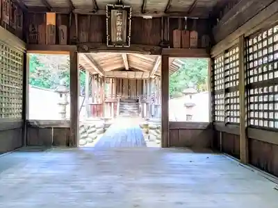 一之御前社の本殿・本堂