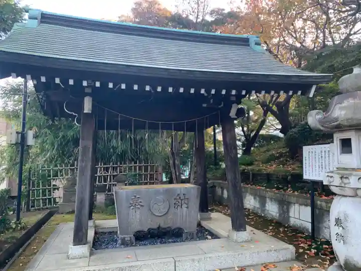 白幡八幡大神の手水舎