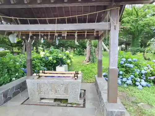 空知神社の手水舎