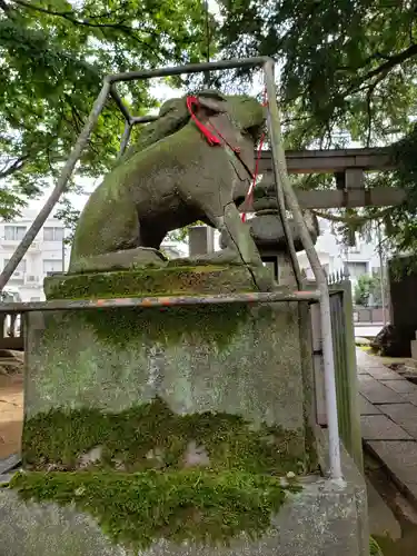 大宮前春日神社の狛犬