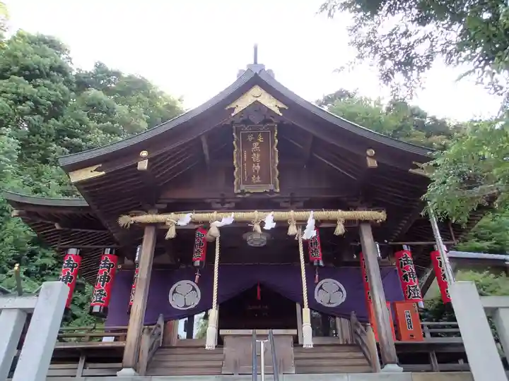 毛谷黒龍神社の本殿・本堂