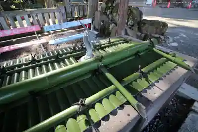 諏訪大社の手水舎