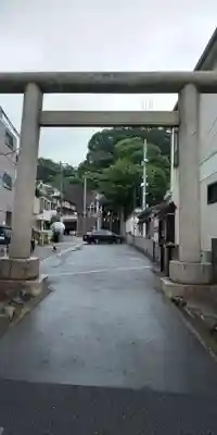 太田杉山神社・横濱水天宮の鳥居