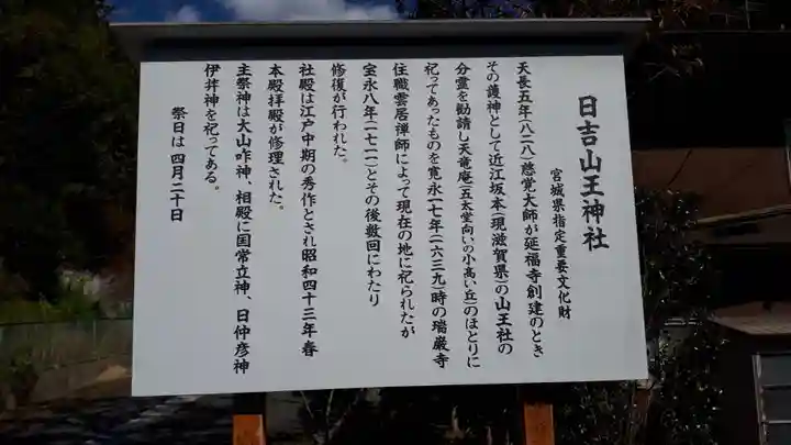 日吉山王神社(宮城県)