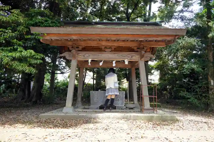 朝日森天満宮の手水舎