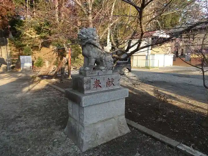 水戸愛宕神社の狛犬