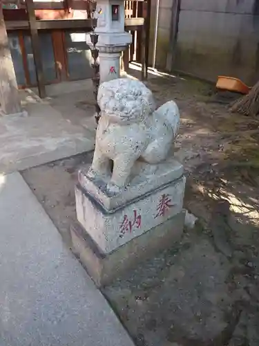 染井稲荷神社の狛犬