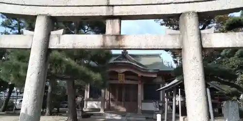 磐長姫神社の鳥居