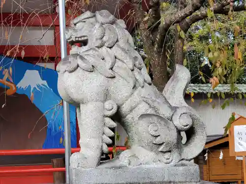 米之宮浅間神社の狛犬