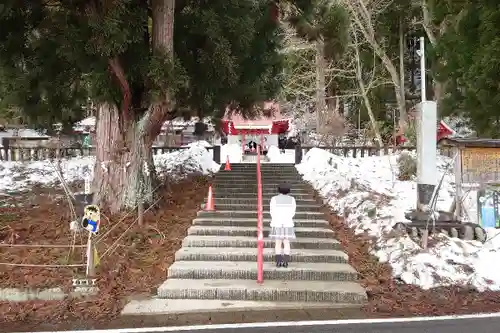 御座石神社の山門・神門