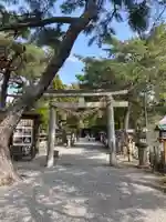 建部大社の鳥居