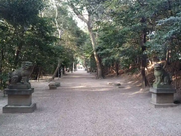 廣瀬大社の狛犬