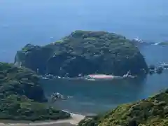 島野浦神社の景色