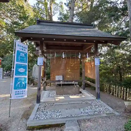鸕宮神社の手水舎