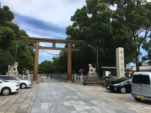 和泉國一之宮　大鳥大社の鳥居