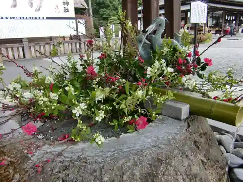 白鷺神社の手水舎