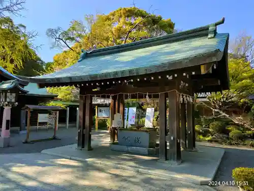 大宮八幡宮の手水