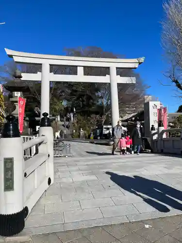 白旗神社の鳥居