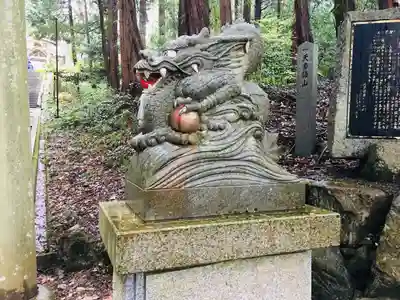 眞名井神社(籠神社奥宮)の狛犬