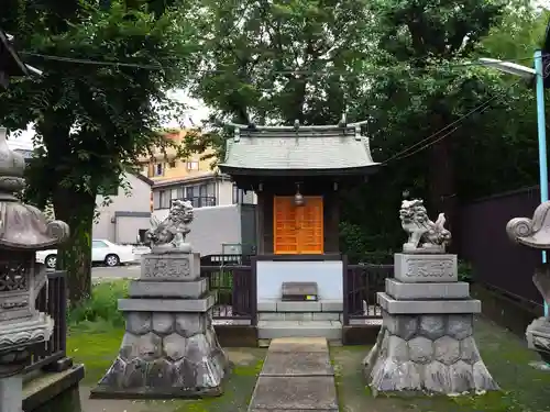 子安八幡神社(北糀谷)の狛犬