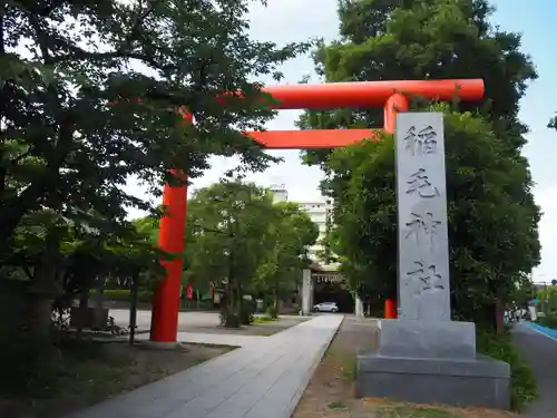 稲毛神社の鳥居