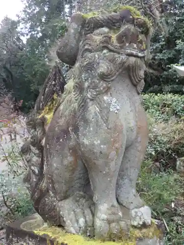 倭文神社の狛犬