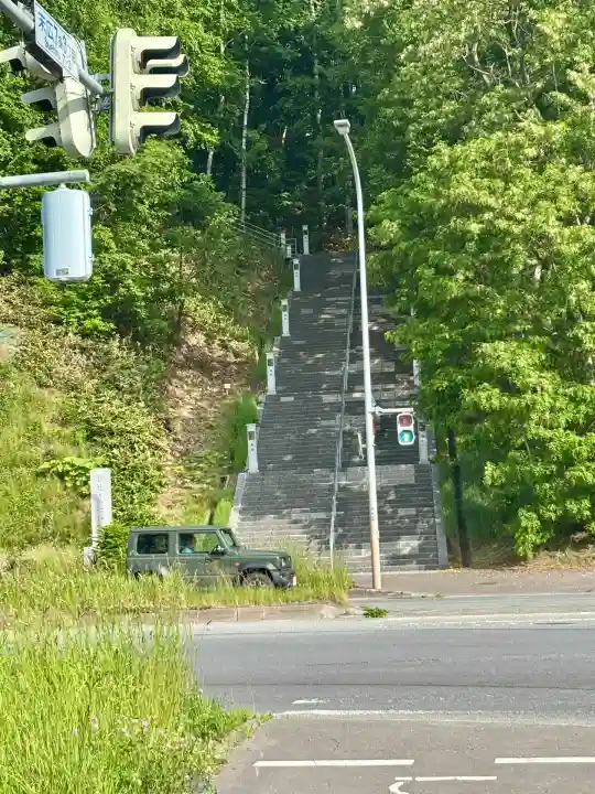 鷹栖神社の景色