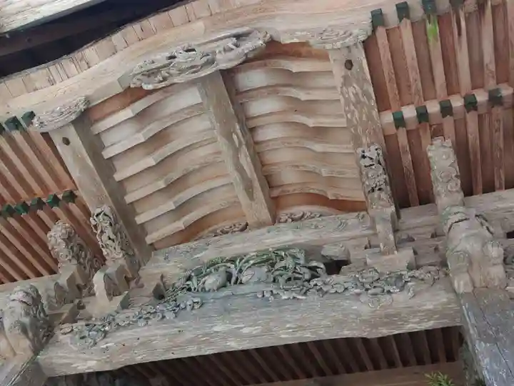 白山中居神社の芸術