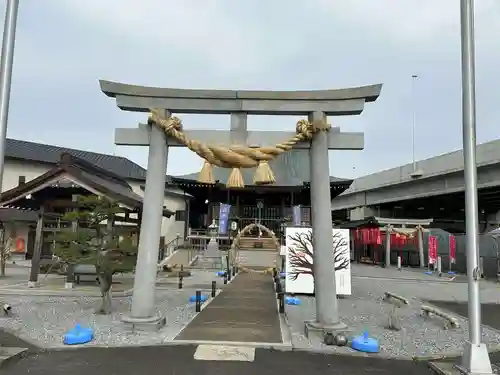 眞中神社の鳥居