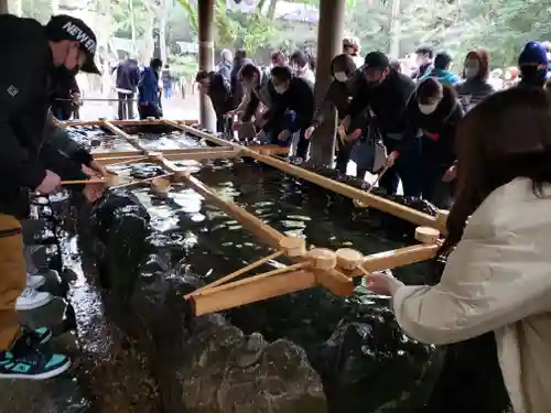 熱田神宮の手水舎