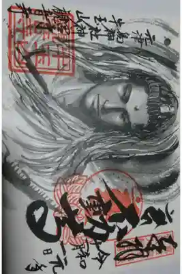 牛玉山観音寺の見開き二面アート御朱印です!