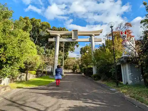 満福寺（三好稲荷閣）の鳥居