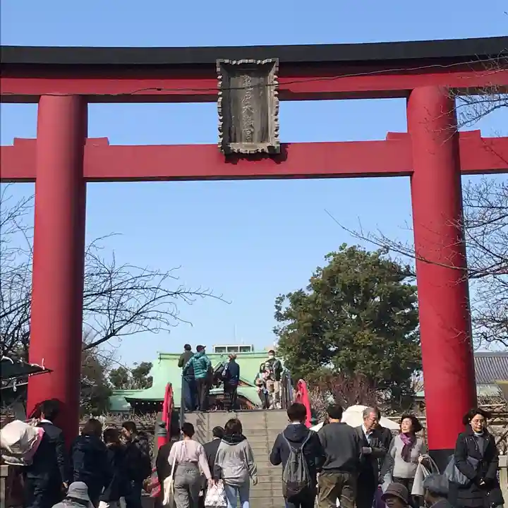 亀戸天神社の鳥居