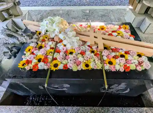 帯廣神社の手水舎