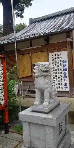 羽束師坐高御産日神社の狛犬