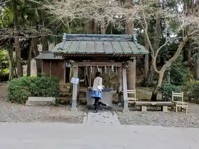 姉埼神社の手水舎