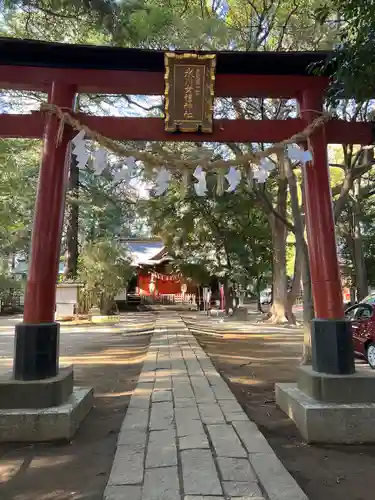 氷川女體神社の鳥居