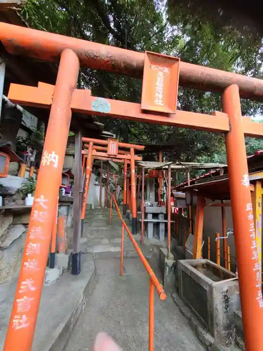 中司孫太郎稲荷神社の鳥居