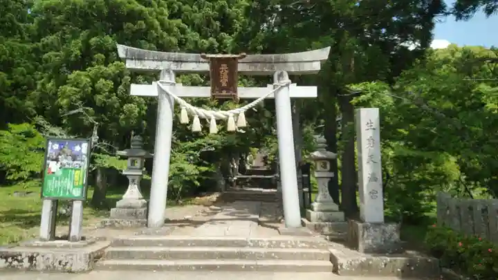 生身天満宮の鳥居