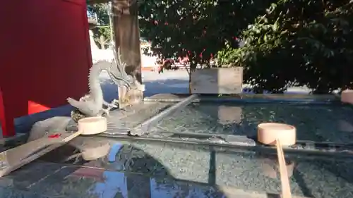 布施弁天 東海寺の手水舎