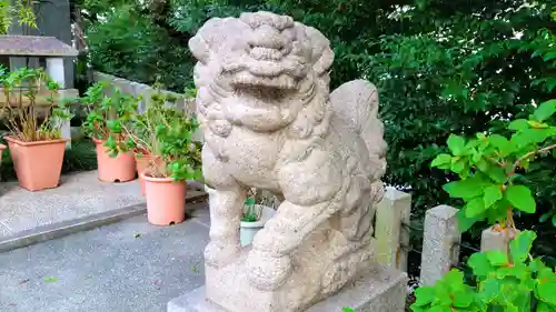 白山神社（新栄）の狛犬