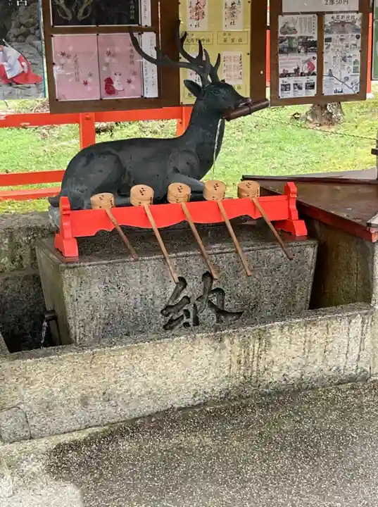 大原野神社の手水舎